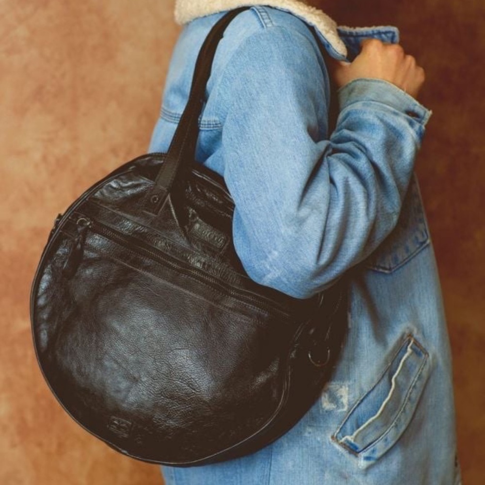 Bedstu black round purse
